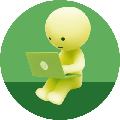 A simiski image of a human typing on a laptop computer.